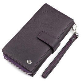 Кошелек женский ST Leather 18455 удобный Фиолетовый b18455 фото