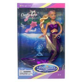 Лялька DEFA 20983 русалка Фіолетовий RT-20983(Violet) фото
