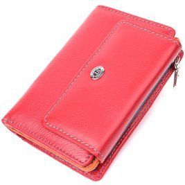 Яркий кошелек для женщин из натуральной кожи ST Leather 22503 Красный b22503 фото