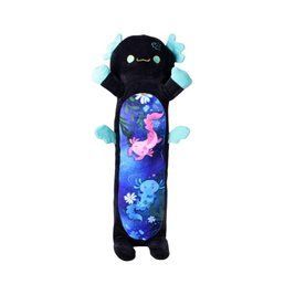Мягкая игрушка-подушка "Аксолотль-батон" размер 100 см Черный RT-HKF2206(Black) фото