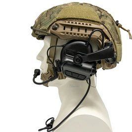 Тактические активные наушники с микрофоном Earmor M32X Mark3 (Черный) L9008751 фото