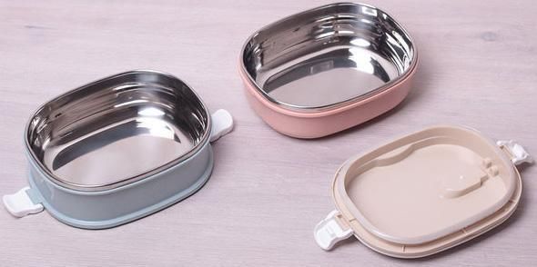 Ланч-бокс Kamille Food Box 2 емкости по 700мл, 20х14.5х13.5см KM-2125 фото
