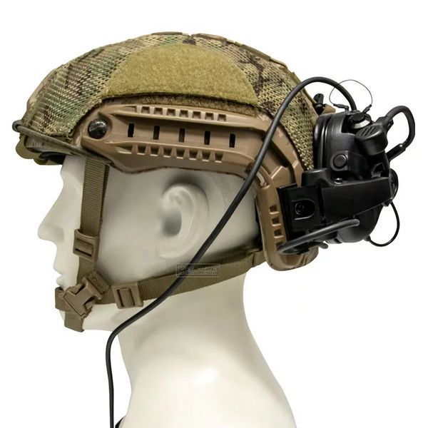 Тактические активные наушники с микрофоном Earmor M32X Mark3 (Черный) L9008751 фото