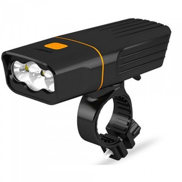 Велоліхтар + габарит QX-T3306 (3xXML-T6 + габарит-6SMD) + PowerBank + microUSB (3 режими та 4 режими) L712187 фото