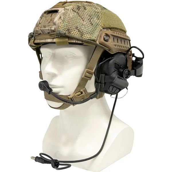 Тактические активные наушники с микрофоном Earmor M32X Mark3 (Черный) L9008751 фото