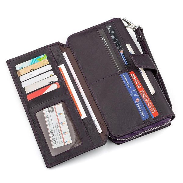 Кошелек женский ST Leather 18455 удобный Фиолетовый b18455 фото