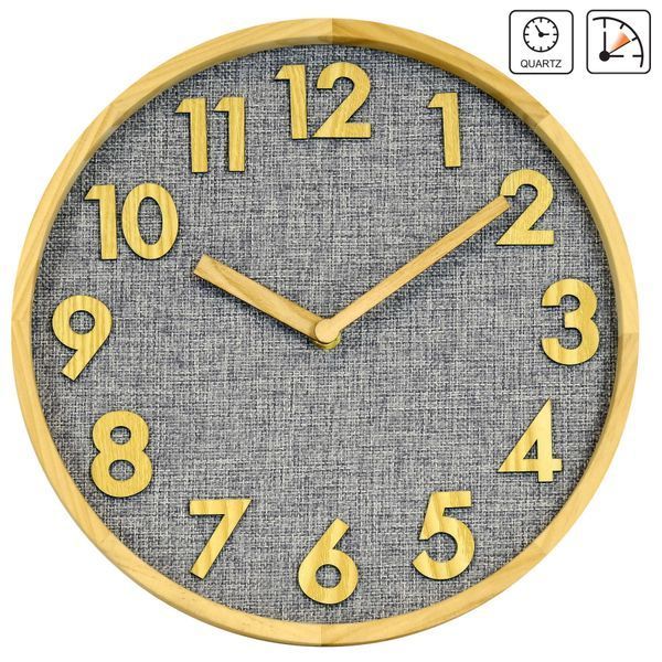 Годинник настінний стрілочний Technoline WT7235 Grey/Brown DDAS301799 фото