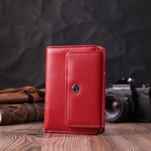 Яркий кошелек для женщин из натуральной кожи ST Leather 22503 Красный b22503 фото