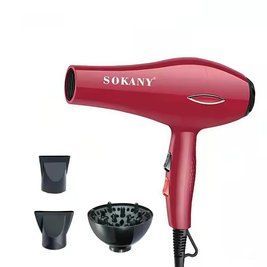 Фен для волос Sokany SK-2215 с диффузором и концентратором 2600 Вт LU-SK-2215 фото