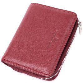 Женский кошелек среднего размера из натуральной кожи ST Leather 22551 Бордовый b22551 фото