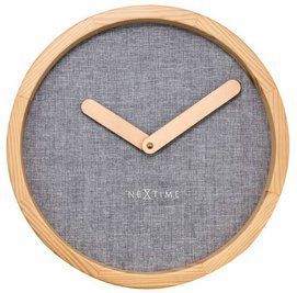 Годинник настінний NeXtime Calm Grey &Oslash;30 см Сірий L3155GS фото