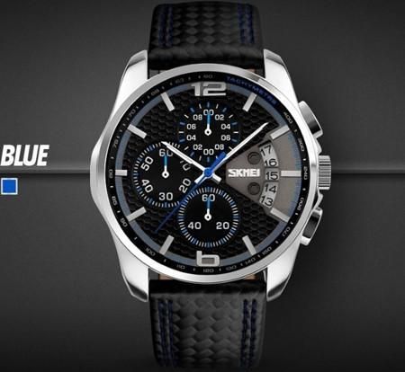 Чоловічий наручний годинник Skmei 9106 Spider blue L910680 фото