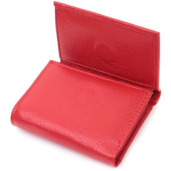 Компактне жіноче портмоне з монетницею із натуральної шкіри ST Leather 22729 Червоний b22729 фото