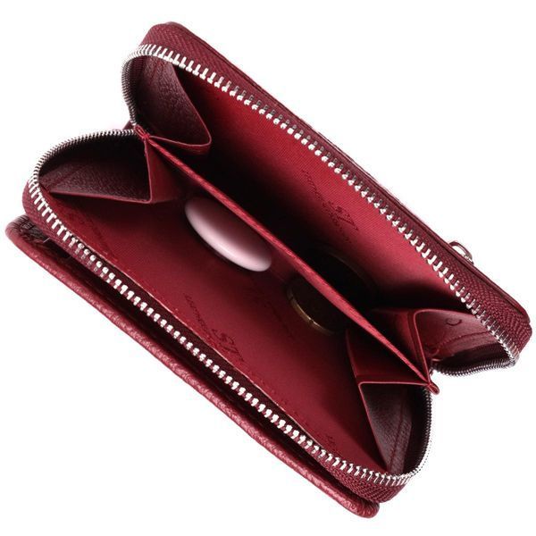Жіночий гаманець середнього розміру з натуральної шкіри ST Leather 22551 Бордовий b22551 фото