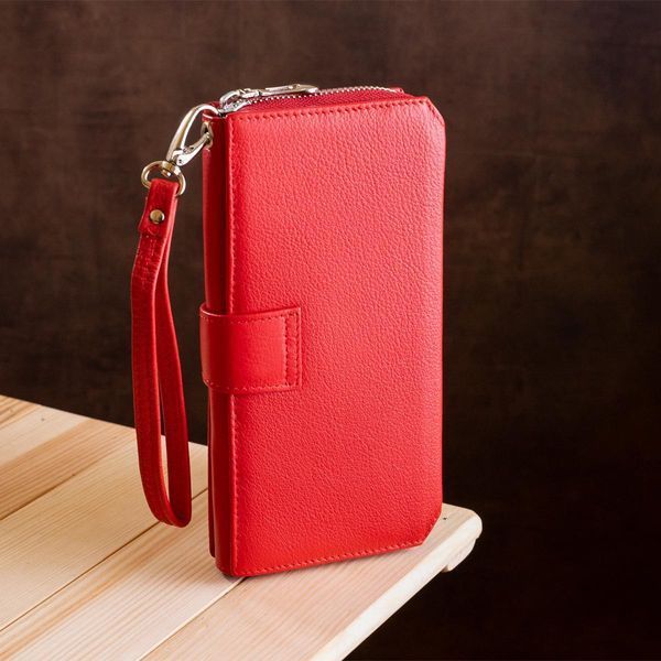 Гаманець жіночий з натуральної шкіри ST Leather 18456 Червоний b18456 фото
