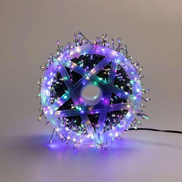 Гірлянда-нитка Роса Хвойна лапа 640 LED 30 метрів, мультиколор D1750ML фото