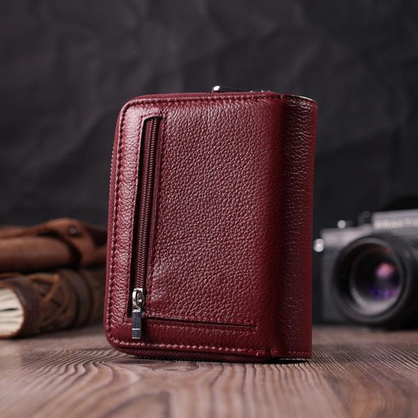 Жіночий гаманець середнього розміру з натуральної шкіри ST Leather 22551 Бордовий b22551 фото