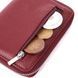 Жіночий гаманець середнього розміру з натуральної шкіри ST Leather 22551 Бордовий b22551 фото 6