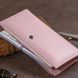 Горизонтальний тонкий гаманець зі шкіри жіночий ST Leather 19325 Рожевий b19325 фото 8