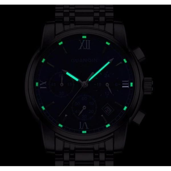 Чоловічий наручний кварцовий годинник Guanquin Liberty L880220 фото
