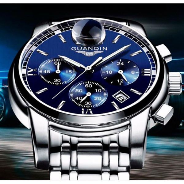 Чоловічий наручний кварцовий годинник Guanquin Liberty L880220 фото