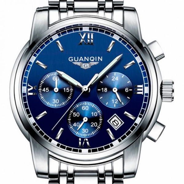 Чоловічий наручний кварцовий годинник Guanquin Liberty L880220 фото