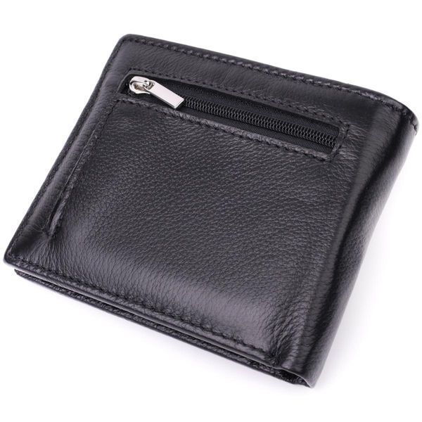 Шкіряне чоловіче портмоне із затискачем ST Leather 22481 Чорний b22481 фото