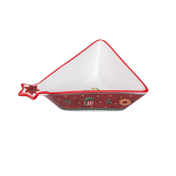 Салатница в форме елки 14.5&times;12 см новогодняя HP-SD-3 фото