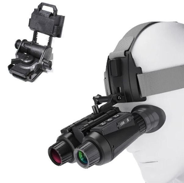Тактический бинокль ночного видения NV8300 Super Light 4K HD 36MP 3D (до 500м) + крепление FMA L4G24 на шлем L900573 фото