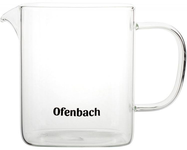 Чайник скляний заварювальний Ofenbach 600 мл зі знімним ситечком (0612s) NB-100612S фото