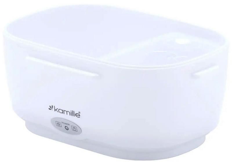 Ланч-бокс Kamille Snack 450мл + 650мл с подогревом (220V или 12V), серый KM-2130A фото
