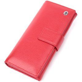 Женский кошелек на четыре отделения для купюр из натуральной кожи ST Leather 22549 Красный b22549 фото