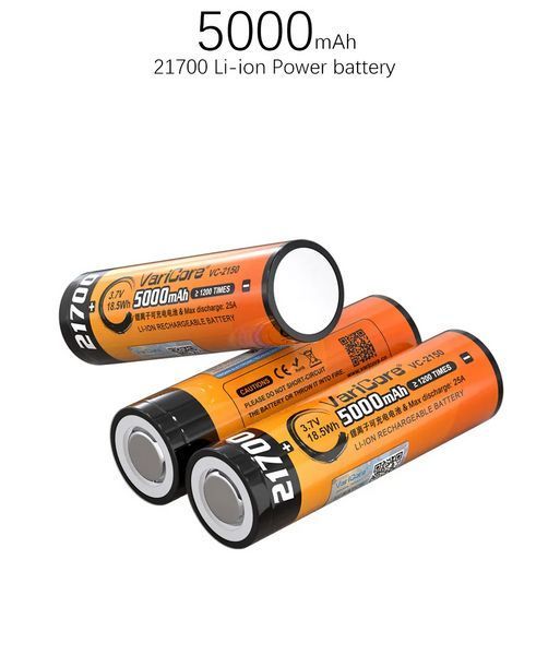 Аккумулятор 21700 VariCore VC-2150 5000mAh 3.7V B промышленный 25A L719433 фото