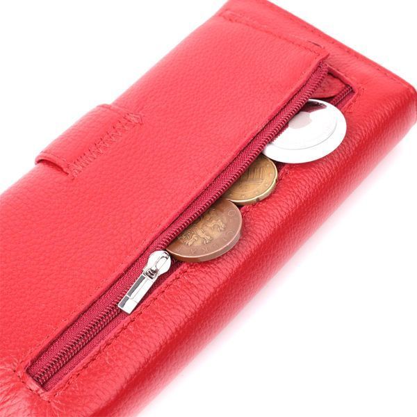 Женский кошелек на четыре отделения для купюр из натуральной кожи ST Leather 22549 Красный b22549 фото