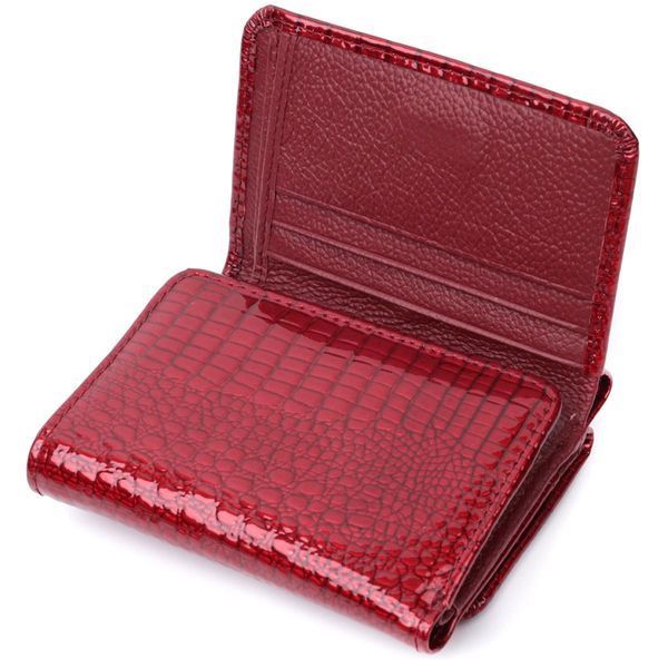 Женский фактурный кошелек из натуральной кожи ST Leather 22731 Красный b22731 фото