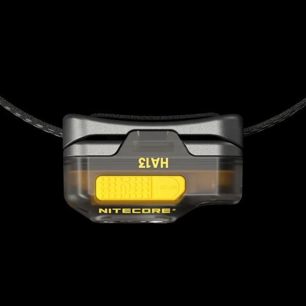 Налобний ліхтар Nitecore HA13 з білим та червоним світлом 350лм 3xAAA USB-C (7 режимів) L712587 фото