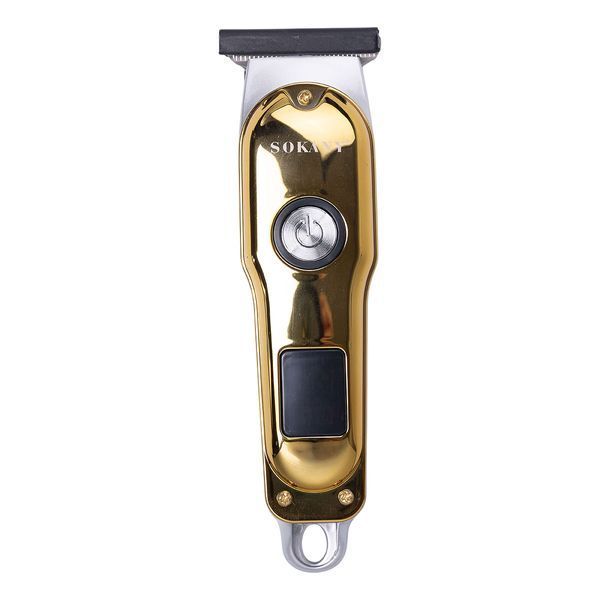 Машинка для стрижки Sokany SK-LF-9988 акумуляторна з LED-дисплеєм LU-SK-LF-9988GOLD фото