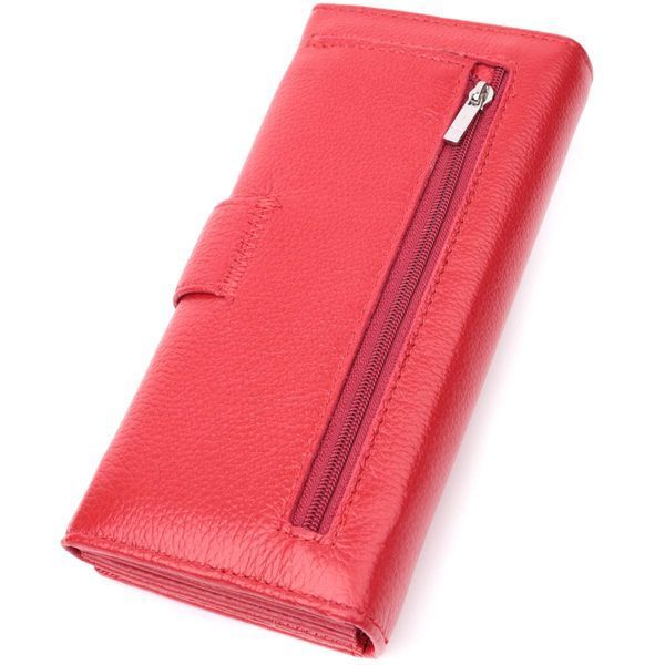 Женский кошелек на четыре отделения для купюр из натуральной кожи ST Leather 22549 Красный b22549 фото