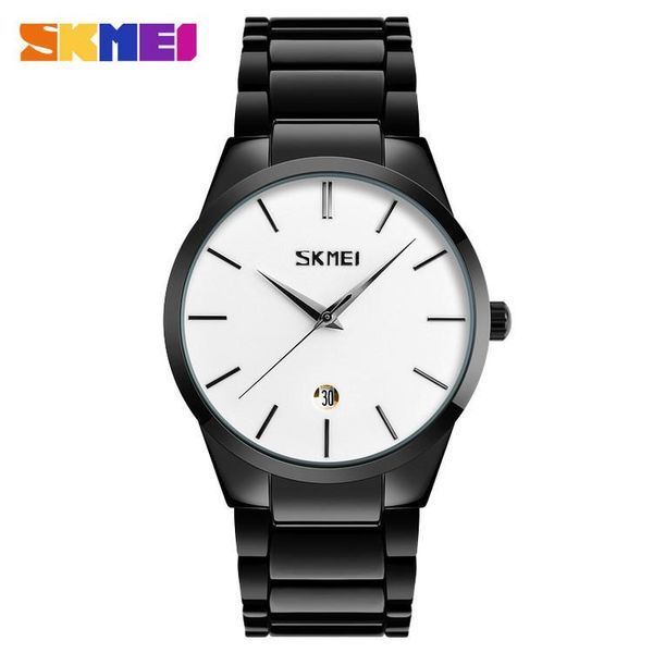 Чоловічий годинник Skmei 9140 чорні з чорним циферблатом L914064 фото