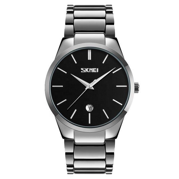 Чоловічий годинник Skmei 9140 чорні з чорним циферблатом L914064 фото