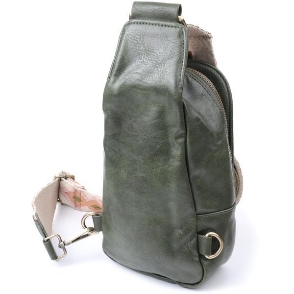 Сумка через плечо в модном цвете из экокожи Vintage 22791 Зеленая b22791 фото