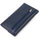 Удобное женское портмоне из натуральной кожи флотар CANPELLINI 21702 Синее b21702 фото 2