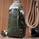 Сумка через плечо в модном цвете из экокожи Vintage 22791 Зеленая b22791 фото 9