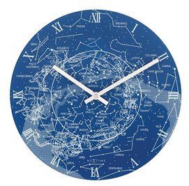 Годинник настінний NeXtime "Чумацький шлях" &Oslash;30 см Синій L8814 фото