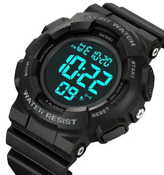 Мужские наручные спортивные часы Skmei 2081 Черные с черным L9006690 фото