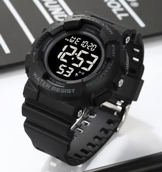 Мужские наручные спортивные часы Skmei 2081 Черные с черным L9006690 фото
