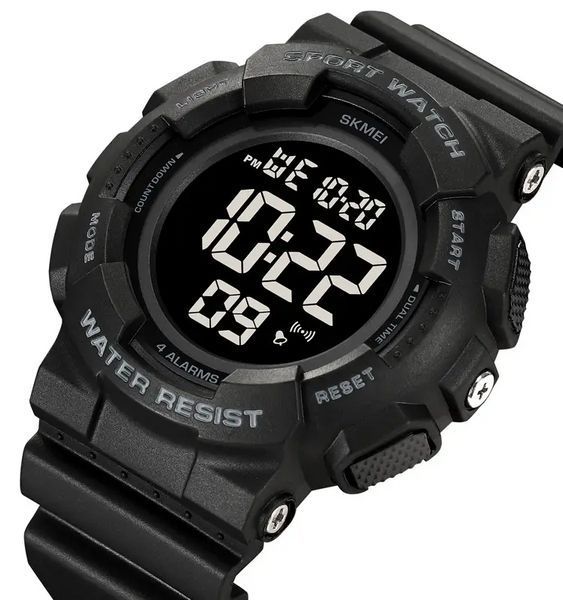 Мужские наручные спортивные часы Skmei 2081 Черные с черным L9006690 фото