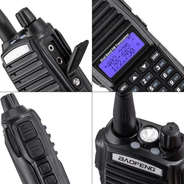 Портативная рация Baofeng UV-82 5W Li-ion UHF/VHF (Черный) L820824 фото