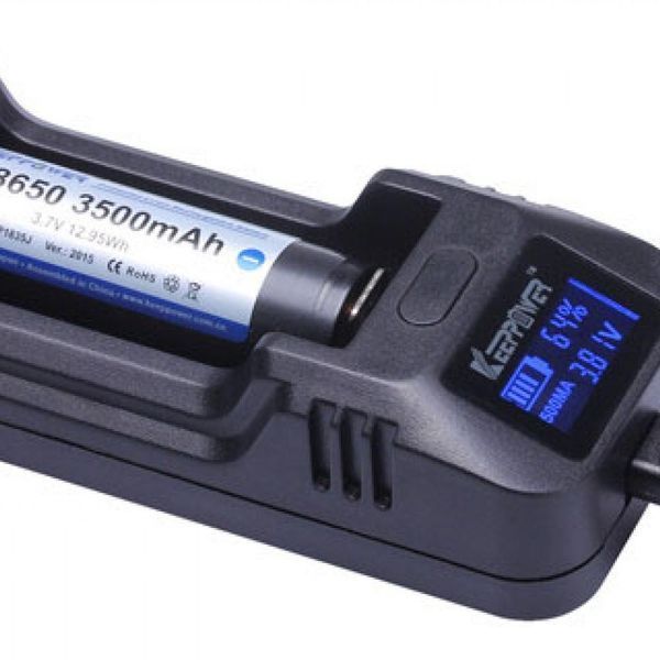 Зарядное устройство Keeppower L1 LCD USB (1А) для аккумуляторов L1146274 фото