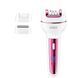 Жіночий епілятор VGR V-732 3в1 з насадками (епіляція, бритва, пемза) Рожевий L900513 фото 2